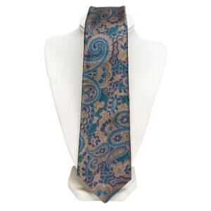 Men's Necktie American Vintage BONJOUR Narrow 100% Silk Tie Made in the USA